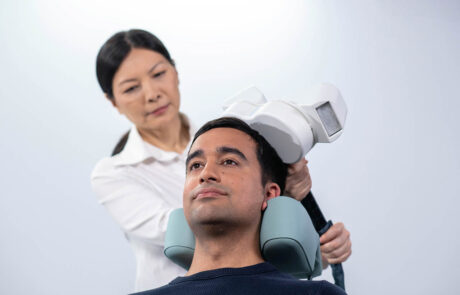 TMS therapy session at Spring Psychiatry Clinic